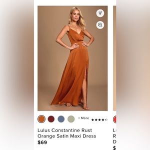 Lulu brand Size Medium Color: Rust orange